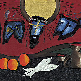 La Scène | 2003 | acrylic on canvas | 100x50 cm