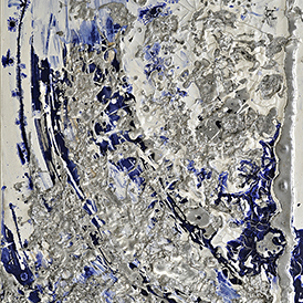 Tsunami | 2005 | acrylic and tin on canvas | 10 F