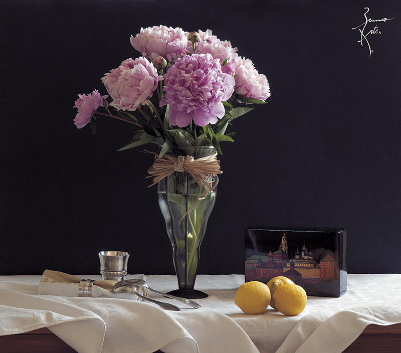 Nature morte aux pivoines