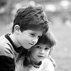 Regard | Mûres | Haute-Savoie | Photo noir&blanc | 1998